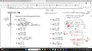 TEMA: LIMITES INDETERMINADOS  0/0 (FACTORIZACION), EJERCICIOS EXPLICADOS CALCULO LIBRO CONAMAT