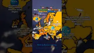 Does your country use left-hand or right-hand railways? #europe #geography #mapping #countries