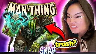 Is Man-Thing ACTUALLY GREAT?!* 😲😲😲 Marvel Snap Card Review and 3 Decks to Try!