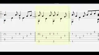 The Cure: Lovesong with full tablature/sheet music for solo fingerstyle guitar