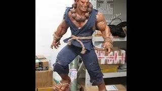1:3 Scale Street Fighter Akuma Statue Unboxing Showcase
