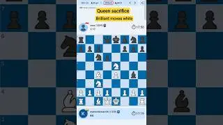 white Queen sacrifice brilliant Idea white#chesshighlights #chess #checkmate ♟️🇮🇳♟️🇮🇳