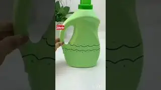 Oil Can Diy planter from waste plastic|Garden craft ideas #shorts# #viral# #diy # youtubeshorts