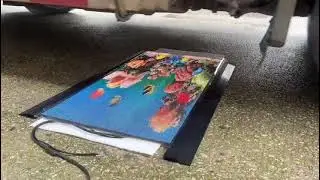 Strong floor roling GOB led screen flexible soft wonderful full color