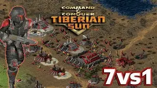 Tiberian Sun - Super Bridgehead Map - 7 vs 1