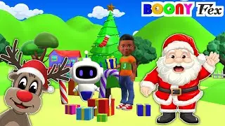 Christmas with Boony the Robot | Santa Gives Gifts to Kids | Kids Animation Story