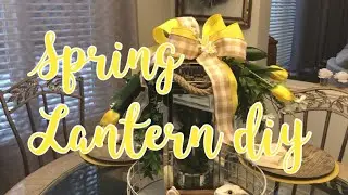 SPRING LANTERN DIY