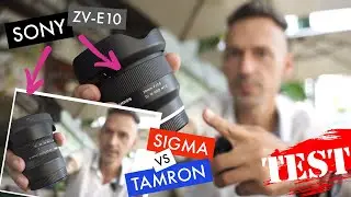 Сравнение объектива Sigma 18-50mm f2.8 и Tamron 20mm f2.8 - Crop vs Fullframe | Камера Sony ZV-E10
