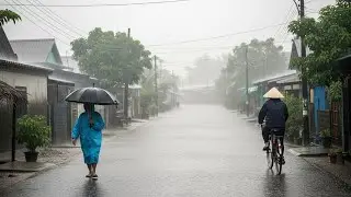 Monsoon Rain in Borneo 🌴 Nature Ambience Sounds for Sleep and Focus
