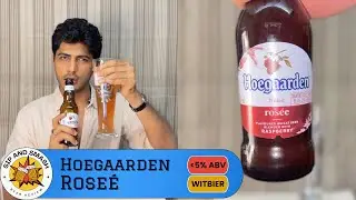 Daily Beer Review &ndash; Hoegaarden Rose&eacute; Witbier | 330ml Chug & Rating | 5% ABV Raspberry Wheat Beer