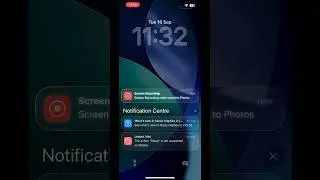 iOS 26 Liquid Glass | Notification and Control Center