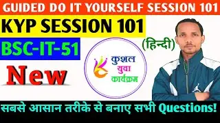 KYP SESSION 101 DO IT YOURSELF || GUIDED DO IT YOURSELF || KYP SESSION 101