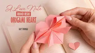 How to Make an Origami Heart with a Secret Message