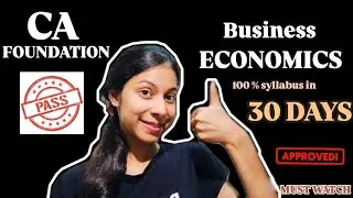 30 DAYS STRATEGY FOR ECONOMICS 🔥#cafoundation #strategy #30daychallenge #tips #motivation #economics