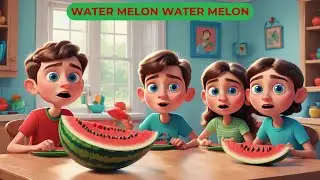 watermelon poem | WATER MELON WATER MELON POEM || FRUITS POEM || POEM AND RHYMES || Kids Poem