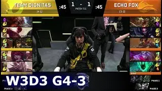 Dignitas против Echo Fox | Игра 3 S7 NA LCS Лето 2017 г. Неделя 3 День 3 | DIG против FOX G3 W3D3