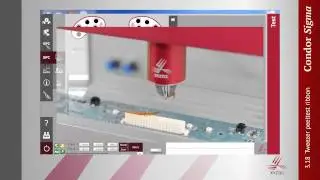 Tweezers ribbon peel test