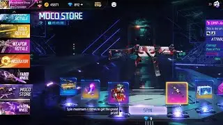NEW MOCO STORE EVENT | UMP- ART OF WAR GUN SKIN ONLY 9 DIAMOND SPIN GARENA FREE FIRE | #garenagaming