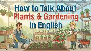English Conversation Practice for Listening & Speaking | Talking About Plants & Gardening in English