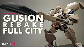 GUNDAM GUSION REBAKE FULL CITY | IRON BLOODED ORPHANS SERIES | ASMR STRAIGHT BUILD | HG