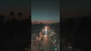 Abbot Kinney Blvd  #drone #dji #vibes #night #venicebeach #venice #losangeles