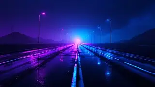 Cold Neon Rush &mdash; Emotional Night Drive EDM (Hard Kick)