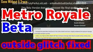 PUBG / METRO ROYALE Beta UPDATE❗❗
