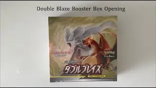 Japanese Pokemon Double Blaze Booster Box Opening