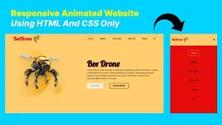 How To Make A Website Using HTML And CSS | Responsive Animated Website