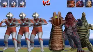UFE3：Ultraman VS Two-tailed monster/Flame Gorzan/Red King