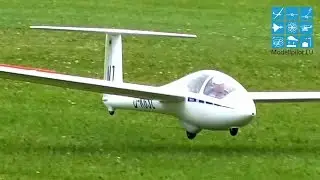 ASK 21 MI, ASK 23, ZLIN Z 242 L GURU ALEX BRAUN MODELLMANUFAKTUR RC SCALE GLIDERS AIRSHOW FLIGHT