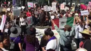 As&iacute; fue la marcha de mujeres contra Trump en la CDMX