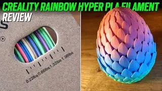Creality Hyper PLA Filament Rainbow-S 1KG, 3D Printer Filament - 3D Printed - Print Ideas