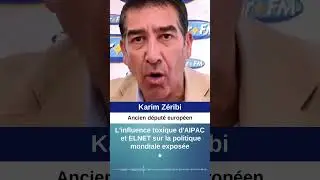 Les lobbys pro-isra&euml;l d&eacute;crypt&eacute;s par Karim Z&eacute;ribi