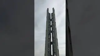 This 93-foot tall Tower of Voices has 40 wind chimes honoring passengers and crews of Flight 93