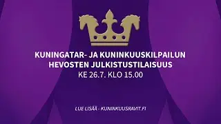 Kuninkuusravien pääkilpailun osallistujien julkistustilaisuus 2023