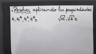 Cómo aplicar las Propiedades de la Potenciación y Radicación