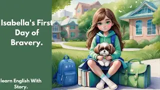 Brave Girl&rsquo;s First Day of School | English Story