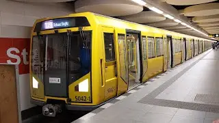 Mitfahrt in der U9 von Osloer Straße bis Rathaus Steglitz im H01 5042-1 mit Zugfan08 und ZugFreak07