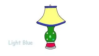 HOW TO DRAW LAMP| LAMP DRAWING FOR KIDS |KIDS ART HUB |
