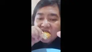 Mukbang burger martabak mie telur