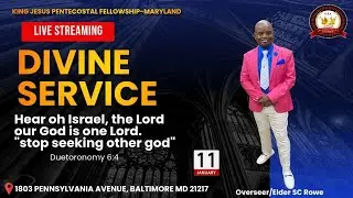 King Jesus Pentecostal Fellowship Maryland Divine Sunday Service 01/11/2026