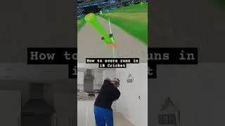 How do you score runs in iB Cricket? #vrcricket #ibcricket #oculusquest2 #howtoscoreruns