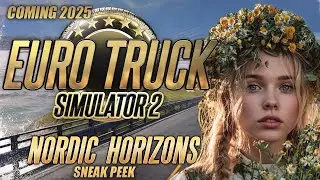 🔴 ETS 2 Truckers MP live  nordlc horizons dlc exploring the city'sWith Steering wheel