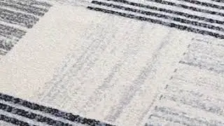 Simple style carpet white fresh carpet black and white phase texture comfort design