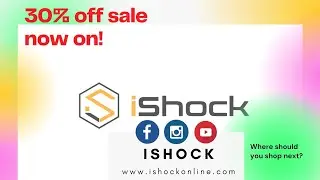 New iShock Smartphone Accessories Promo Video 30% Sale Now On #shockproofiShock