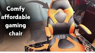 Flash Furniture X10 High-Back LeatherSoft Racing Style Gaming Chair with Flip-Up Arms