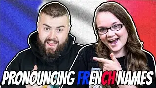 Irish Couple Try To Pronounce French Names | #IrishCoupleTry