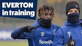 FINISHING PRACTICE + COMPETITIVE MATCHES! | EVERTON IN TRAINING