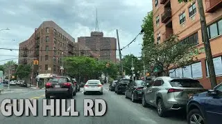 Driving Trip On Gun Hill Road From Bartow Avenue To Jerome Avenue